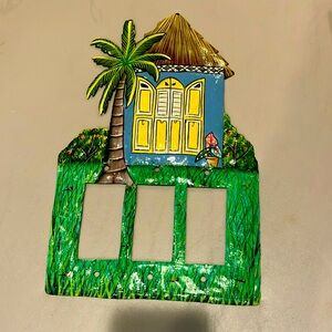 Metal light switch cover